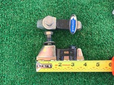 Lot of 2 Q’Straint Q5-3053-4 L-TRACK 4 Stud Fitting Wheelchair Mount with Bolt picture
