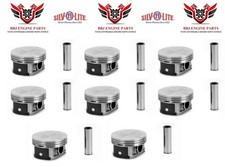 8 SILVOLITE HYPEREUTECTIC PISTONS for 1997-2004 CHEVROLET 5.7 LS1 GENIII  picture