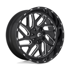 22x10 Fuel D581 Triton Black & Milled Wheel 6x135/6x5.5 (-19mm) picture