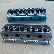 2X Aluminum Cylinder Heads For FORD SBF GT40 289 302 351W 175cc 62cc 2.02/1.60 picture