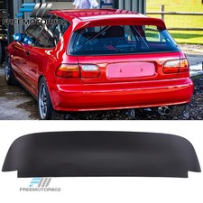 Fit 92-95 Honda Civic EG EH Hatchback Duckbill Style Window Roof Spoiler Wing picture