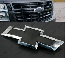NEW 2015-2020 Chevrolet Tahoe Suburban Black Front Grille Bowtie Emblem 84722856 picture