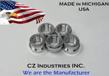 3/8 NPT ALUMINUM FEMALE WELD ON / WELD IN FLANGE FITTING BUNG, 3/8