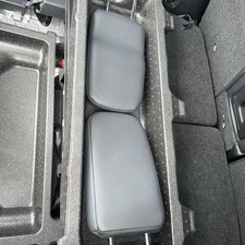 🚨PAIR 2022-2025 Mitsubishi Outlander Rear Third 3rd Row BLACK LEATHER Headrests picture