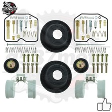 2X Carburetor Repair Diaphragm Float Kit For KAWASAKI 01-12 EX250 Ninja 250R -US picture