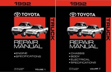 1992 Toyota Pickup Factory Shop Service Manual picture