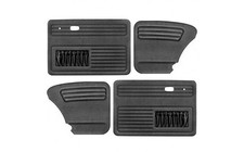 Empi 4 Piece Black Door Panels with Pocket for 65-77 VW Beetle Sedans - 4854 picture