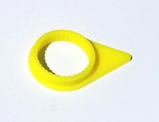 MVP 100 Pack Fluorescent Yellow Loose Wheel Lug Check Indicator for 22mm Nuts picture