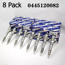 8x Bosch Diesel Fuel Injector For GMC LMM Duramax 07-10 6.6L 0445120082 picture