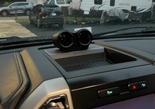 Universal Dual Gauge Pod 52mm Dash Mount Holder Dashboard picture