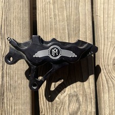 Performance Machine Front Left 6-Piston Black Brake Caliper Harley 11.5 picture