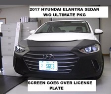Lebra Front End Mask Cover Bra Fits 2017-18 Hyundai Elantra Sed.w/o Ultima.PKG picture