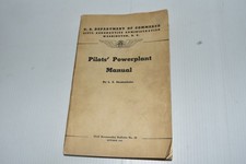 Pilots’ Powerplant Manual Civil Aeronautics Administration Aviation 1950(RPB2706 picture