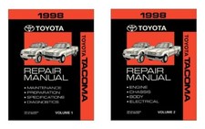 1998 Toyota Tacoma Shop Service Repair Manual Book picture