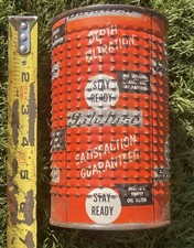 VTG 1950s 1960s SALULOSE Directional Louvers OIL  MOTOR CLEANER FILTER CANISTER picture
