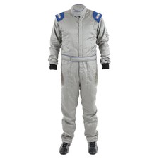 Simpson Racing RN05121 Renegade Racing Suit - SFI 3.2A/5 - Gray/Blue - Adult SML picture