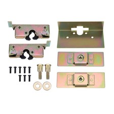 Heavy Duty Large Bear Jaw Claw Door Latches Installation Kit & striker bolts picture