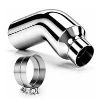 5 to 8 inch Exhaust Elbow with Clamp picture