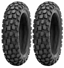 New 100/90-12 & 120/70-12 IRC GP22 Dual Sport Tire Set 17-23 Kawasaki Z125 Pro picture