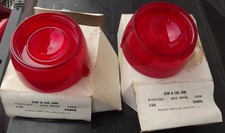 Pair NORS 1958 Pontiac Tail Light Lens Car Aid L551 5948910 Star Chief Catalina picture