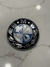 Custom Engraved Bmw emblem 82mm handmade logo picture
