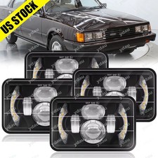 Newest 4pcs 130W 4x6'' LED Headlights HI-LO Beam Lamp for Toyota Camry 1983-1988 picture