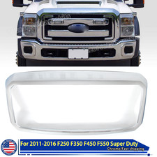 For 2011-2016 F250 F350 F450 F550 Super Duty Chrome Front Grill Frame BC3Z8200A picture