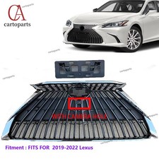 Front Bumper Grille W/Chrome Outer Frame For 2019-2022 Lexus W/Camera Hole picture
