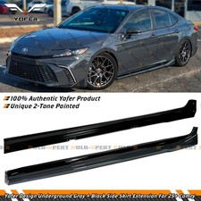 For 25-26 Toyota Camry Yofer Underground Gray Black 2 Tone Side Skirt Extension picture