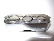 CHROME COIN HOLDER, W/ CHROME MOUNT FOR HANDELBARS picture