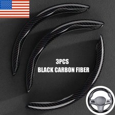 Carbon Fiber Steering Wheel Cover for Honda Civic 2016-Onwards Anti-Slip Grip picture