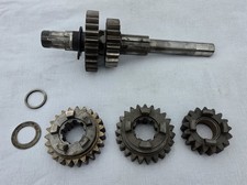 VTG HD IRONHEAD TRANNY COUNTERSHAFT ASSEM/GEARS - USED/DECENT picture