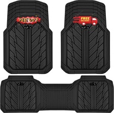 Alfombrillas de goma resistentes para coche, impermeables y profundas, aptas par picture