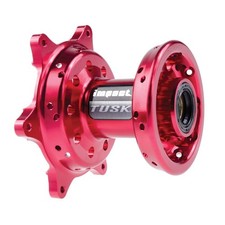 Tusk Impact Motorcycle Hub - Front Red for HONDA CR and CRF Models picture