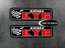 2x KYB Black decals stickers Suspension VMX Vintage YZ IT XR RM CR KX Pick Size picture