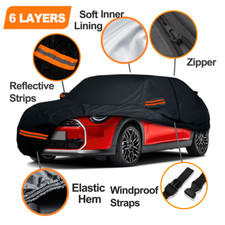 6 Layer CAR COVER & Zip Custom For 2002-2024 Mini Cooper 100% Waterproof Outdoor picture