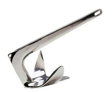 22 lbs 10kg 316 Stainless Steel Bruce/Claw Style Boat Anchor picture