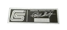 DATA PLATES DASHBOARD FOR VINTAGE CARROLL SHELBY #S73 picture