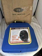 DEDC KS1617 AUTO-LOCK SNOW TIRE CHAINS Fit 245 255 265 275 Set of 2 - NEW picture