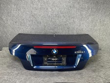 BMW 08-13 E82 Rear Trunk Lid Shell Deep Sea Blue Metallic A76 W/ spoiler OEM 95K picture