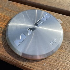 Vintage Mack Truck Steering Wheel Horn Button Cover Cap Chrome Spellout New 4” picture