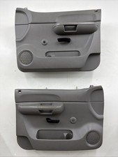07-09 Chevrolet Silverado GMC Sierra Pair Of Door Panels OEM Manual Gray picture
