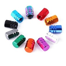4pcs Aluminum Car Tire Valve Caps Tyre Valve Stem Cover Air Dust Wheel Rim Caps picture