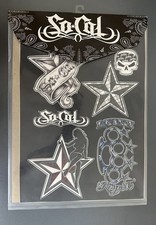 Vintage NO FEAR SoCal Nautical Star Decals NOS New Sealed Sticker Pack Y2K picture