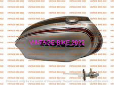 HONDA XL 250 SILVER STEEL GAS FUEL PETROL TANK 1972-77 + CAP TAP /FIT FOR picture