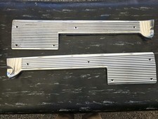 1961-1962 Corvette Vette Pair Door Sill Plates C2 USED MINOR WEAR Nice oem picture