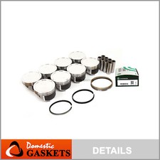 Pistons and Rings fit 99-03 Chevrolet Express 2500 Silverado GMC Hummer 6.0L OHV picture