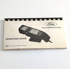 VTG Ford Telecommunications Car Phone Operating Guide Manual OEM OFFERS WELCOME picture