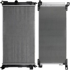 Aluminum Radiator & AC Condenser Cooling Kit For 2019-2022 Toyota Corolla picture