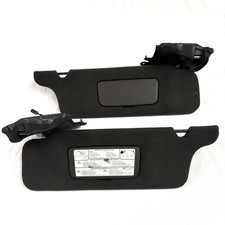 1994-2004 Ford Mustang Convertible Sun Visors Pair Shades OEM Dark Charcoal picture